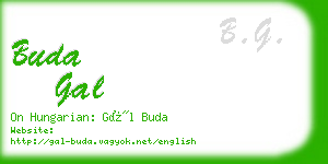 buda gal business card